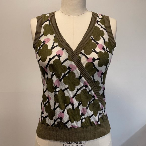 Erotokritos Wrap Top (NWOT) – Olive Size 1 - Picture 1 of 8